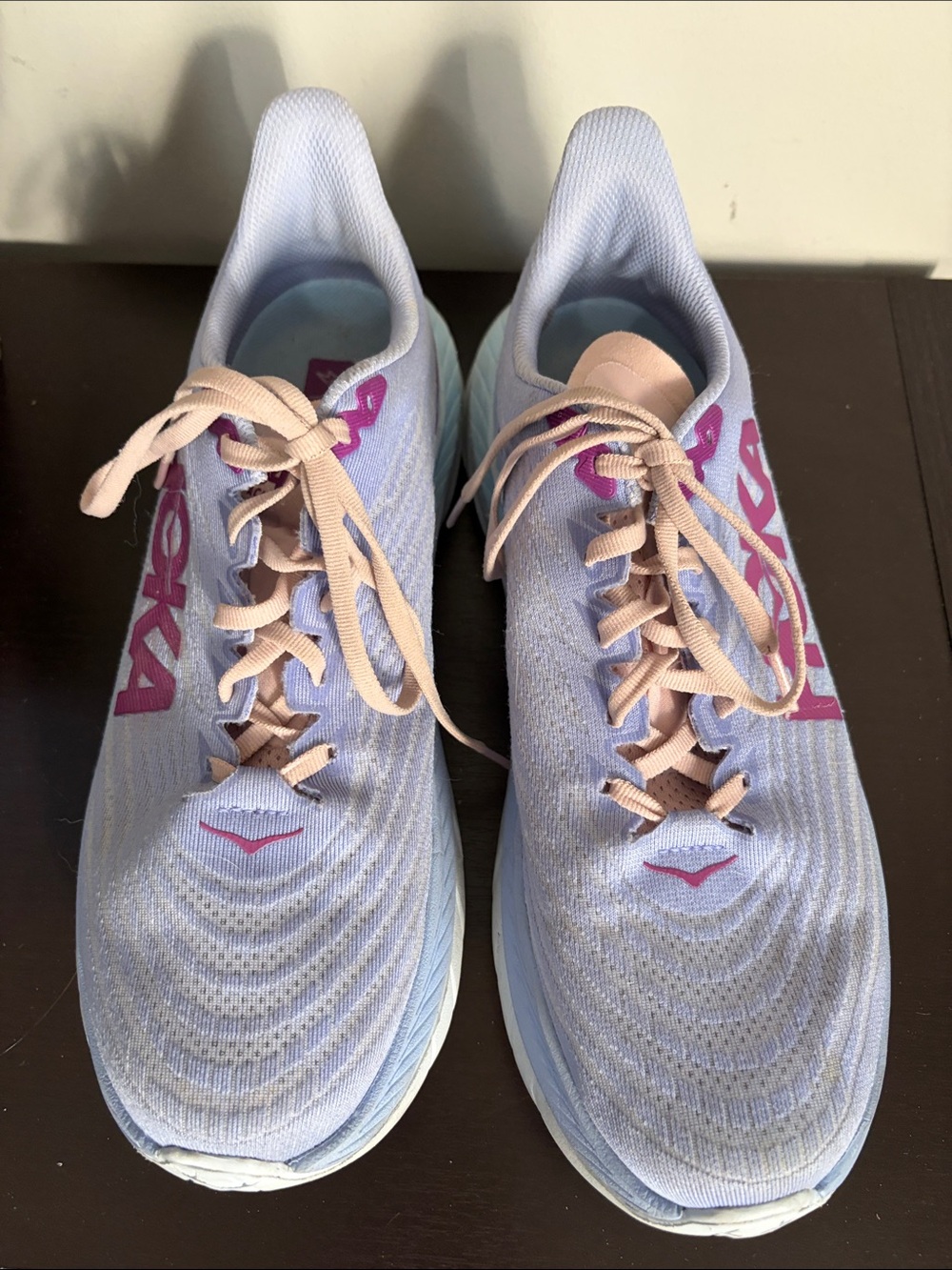 Hoka Mach 5 running shoes Baby Lavender Summer Womens PROFLY+ midsole Sz 10 - Picture 6 of 12